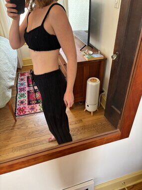 NWOT Paloma Wool Knit Set – Size Small (Black)